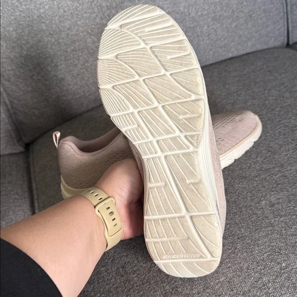 Skechers Women's Light Pink Sneakers - Picture 7 of 7